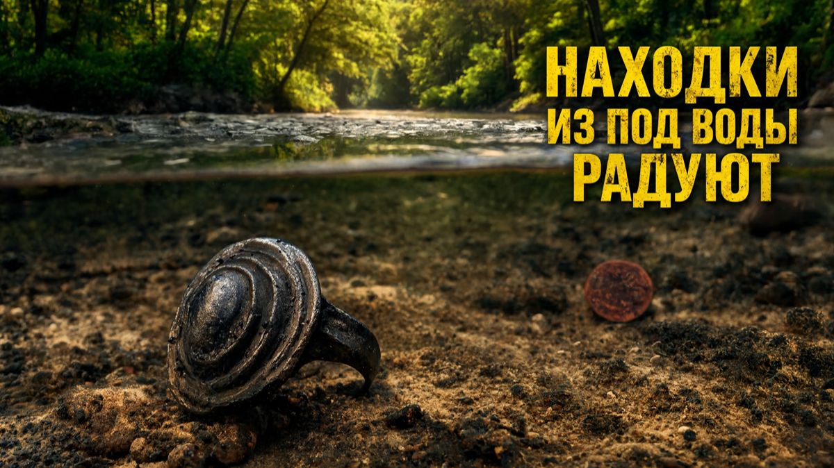 Эта река радует своими находками