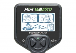 Металлоискатель MINI HOARD с совком, ситечком для песка и комплектом наклеек на блок управления. Уценка4